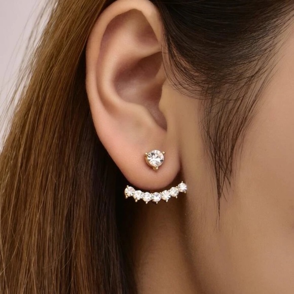 Jewelry - 💥Sale💥4 for 20 Rhinestone Decor Earring Jackets